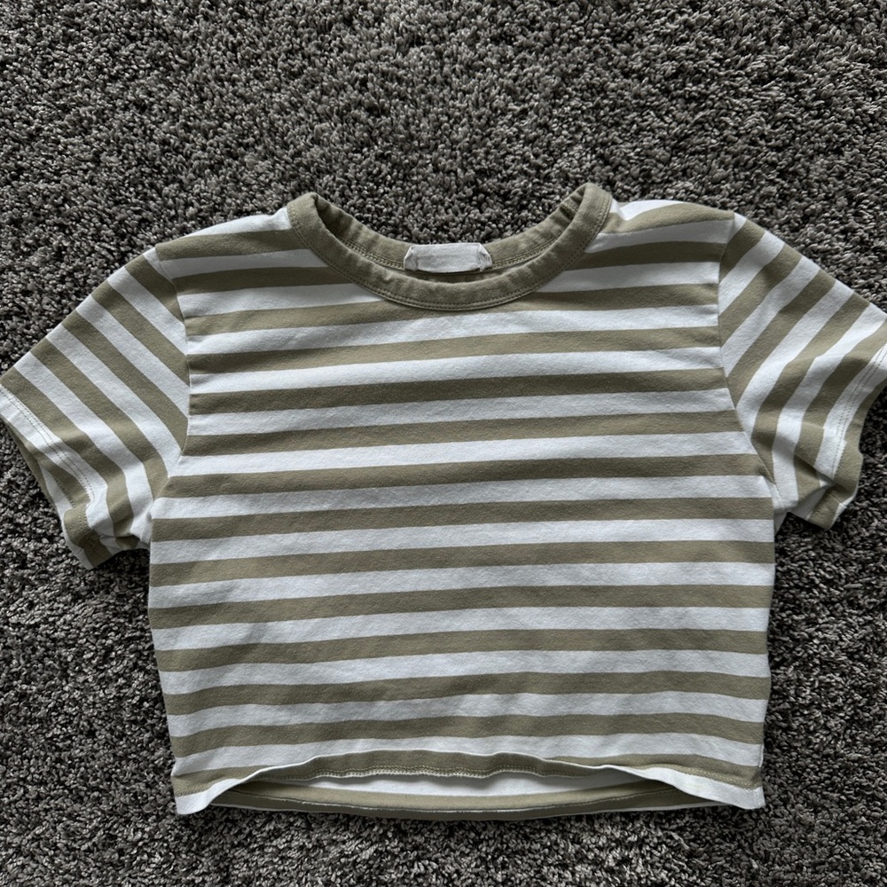 Striped tube top